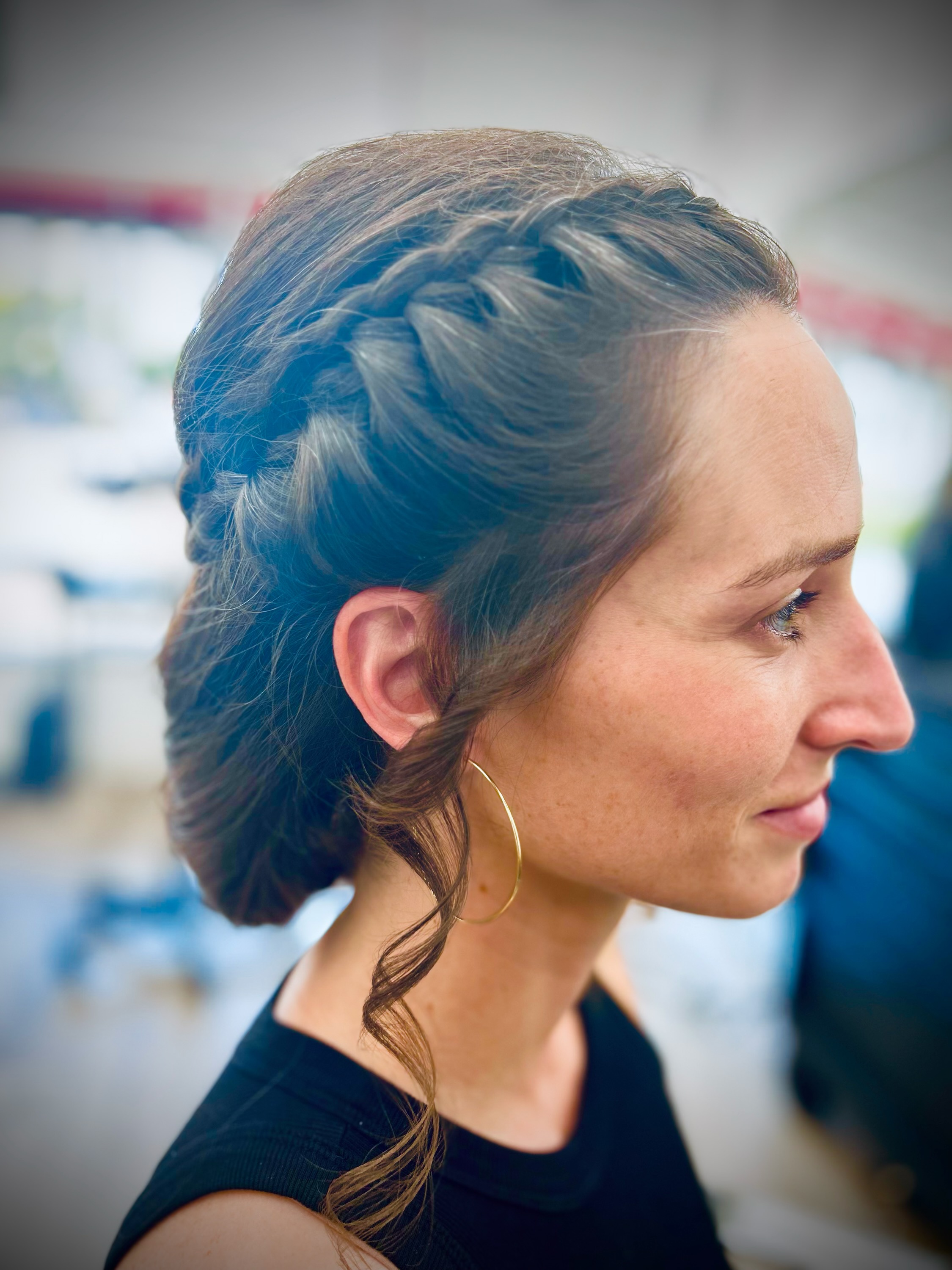 Elegant hairstyling by Sonia's