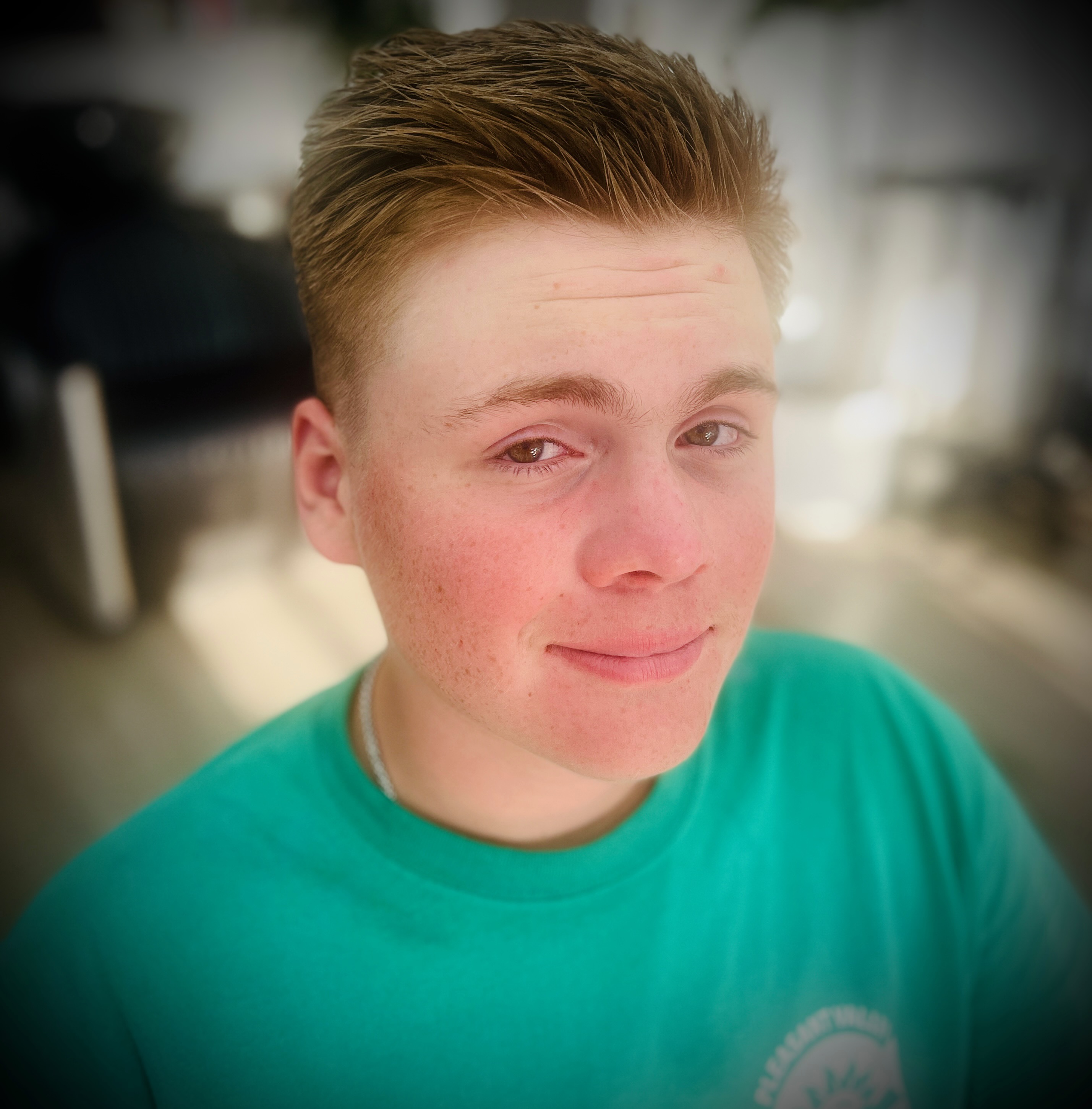 Fresh haircut for a child
